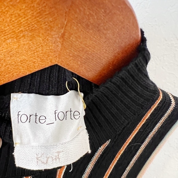Forte Forte Black Striped Knitted Tank - Picture 7 of 9